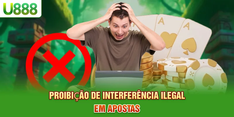 Proibição de interferência ilegal em apostas