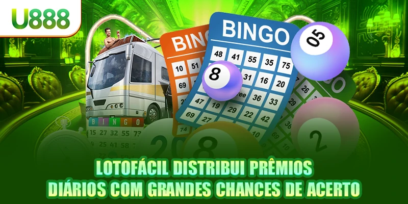 Lotofácil distribui prêmios diários com grandes chances de acerto