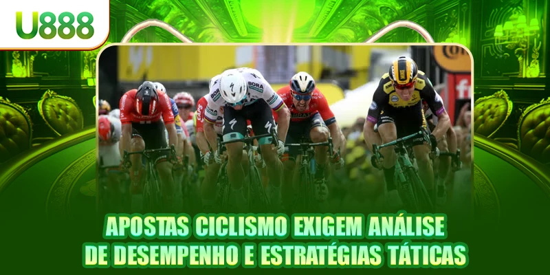 Apostas ciclismo exigem análise de desempenho e estratégias táticas